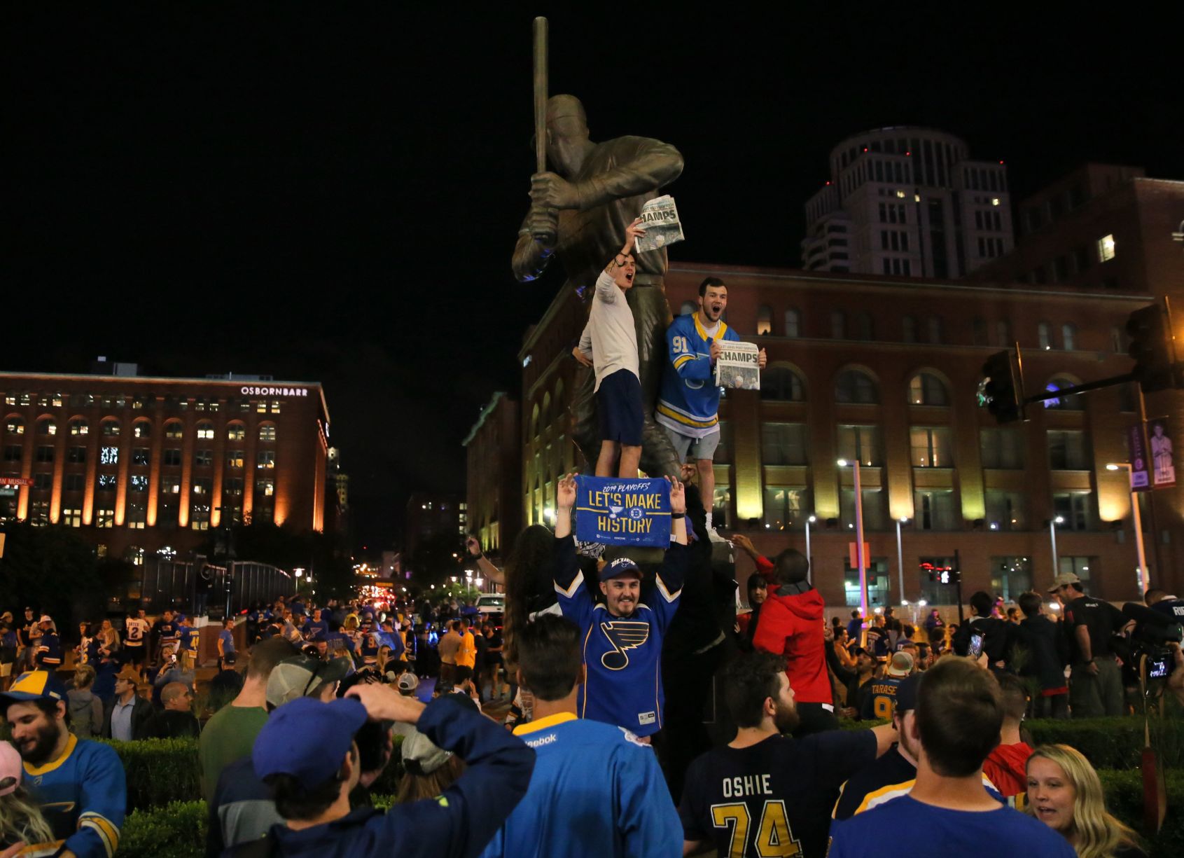 Stanley Cup Final Game 7 watch party at Busch Stadium
